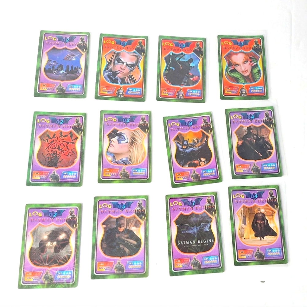 12 Batman Begins Cards - Cool Looking Cards - Great for Fans of Batman